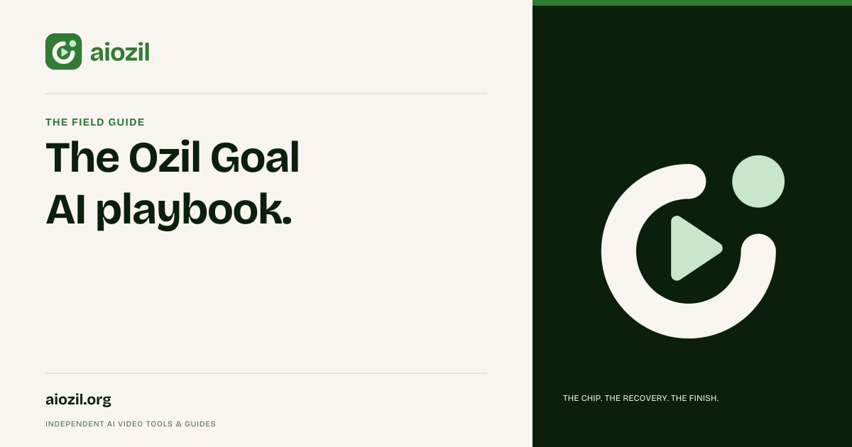 Ozil Goal guide cover